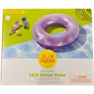 2 pack!!! Kids/Adult LED Swim Tube - Purple